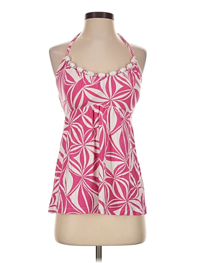 Pre-owned Tommy Bahama Sleeveless Blouse In Pink