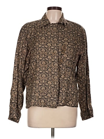 Rena Rowan for Saville Long Sleeve Button-Down Shirt (view 1)