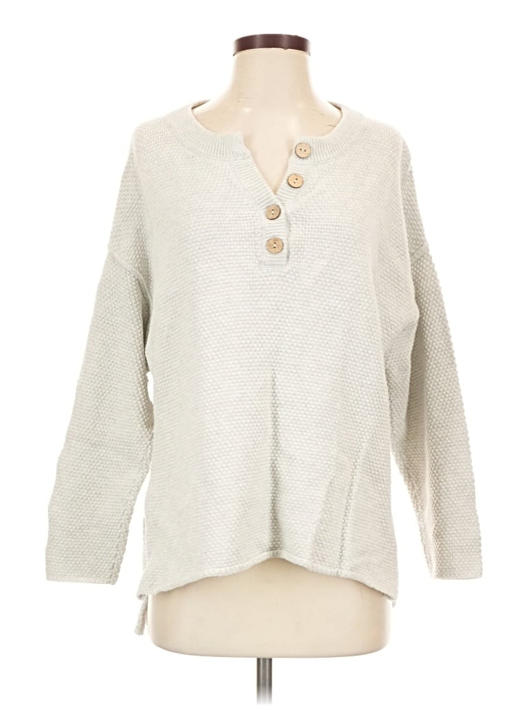 Pre-owned Fp Beach Pullover Sweater In Gray