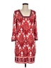 Laundry by Design 100% Polyester Paisley Red Casual Dress Size 8 - photo 1