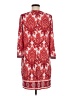 Laundry by Design 100% Polyester Paisley Red Casual Dress Size 8 - photo 2