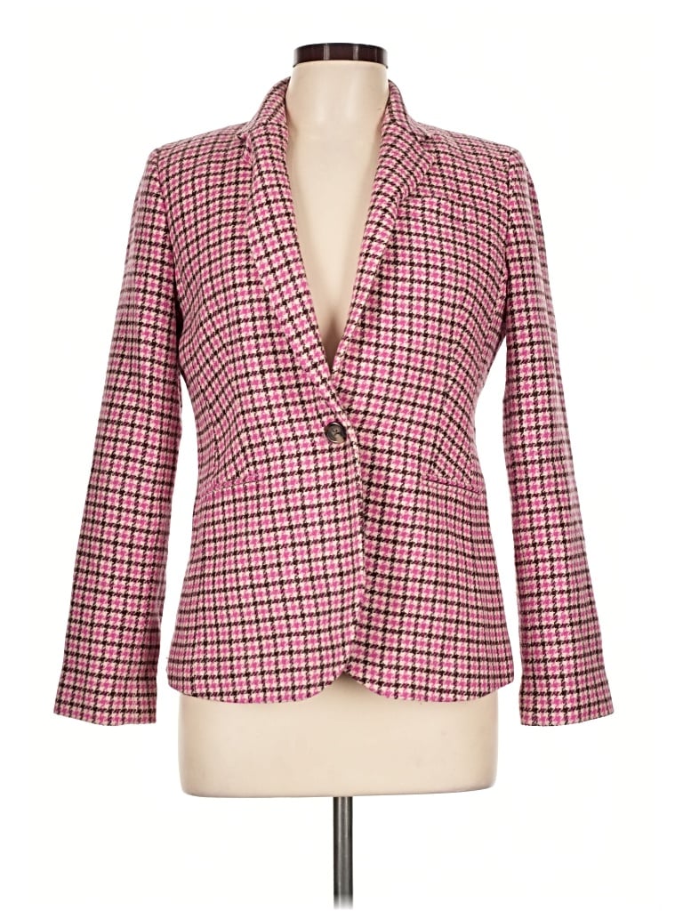 Pre-owned Jcrew Wool Blazer Jacket In Pink