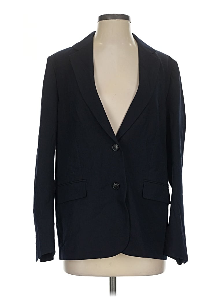 Pre-owned Uniqlo Blazer Jacket In Blue
