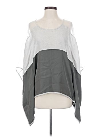 Lafayette 148 New York 3/4 Sleeve Silk Top (view 1)