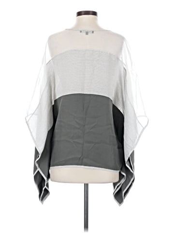 Lafayette 148 New York 3/4 Sleeve Silk Top (view 2)