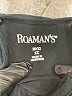 Roaman's Black Short Sleeve Top Size 30 (3X) - photo 7