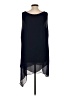 Soft Surroundings 100% Polyester Blue Sleeveless Blouse Size S - photo 2