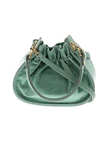 satchel. Leather Bucket Bag (view 1)
