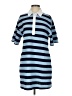 Aureum Stripes Blue Casual Dress Size S - photo 1