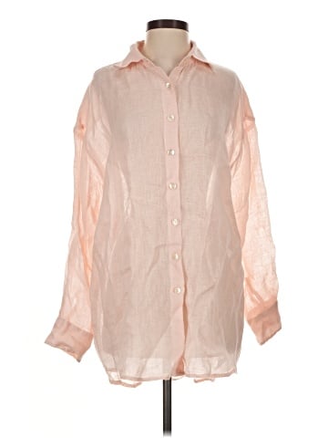 Vitamin A 3/4 Sleeve Button-Down Shirt (view 1)