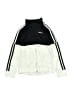 Adidas 100% Polyester White Track Jacket Size 6 - photo 1