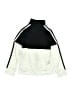 Adidas 100% Polyester White Track Jacket Size 6 - photo 2