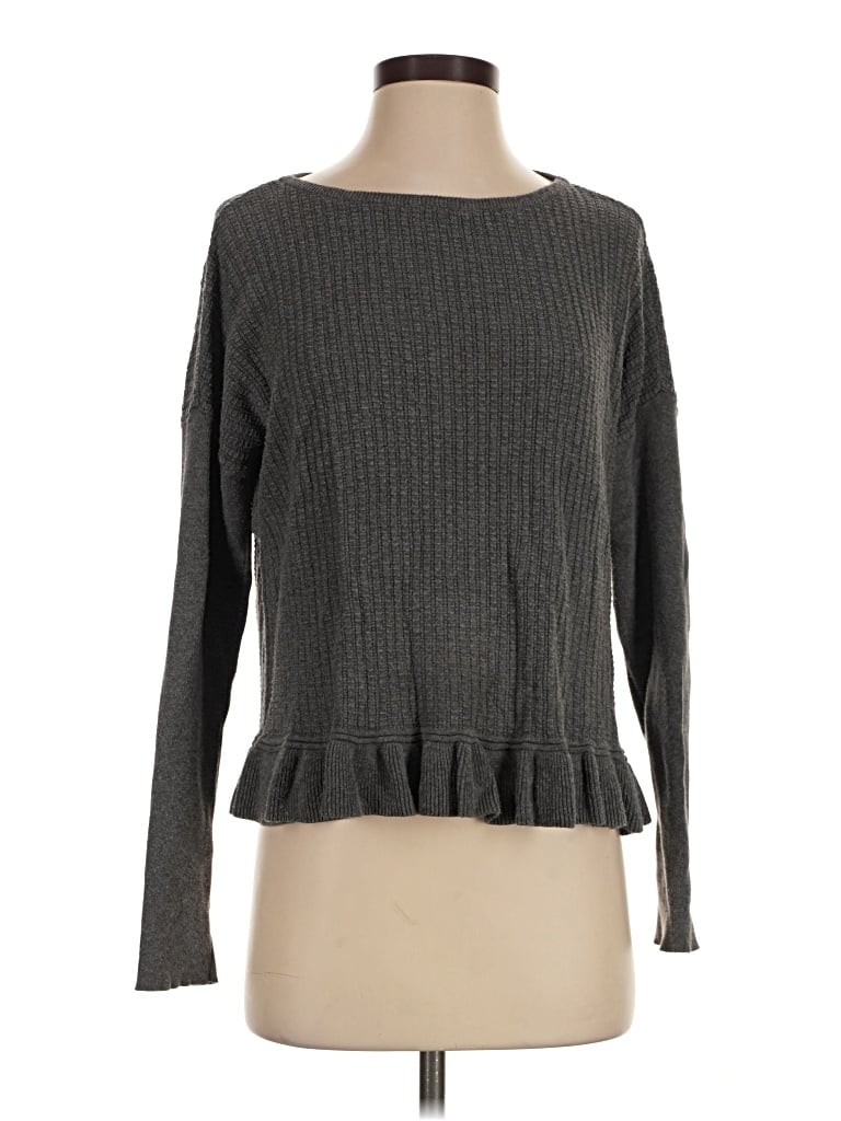 Pre-owned Lilla P Pullover Sweater In Gray
