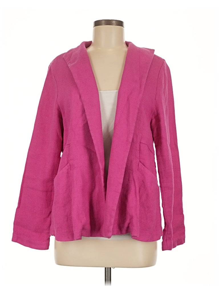 Pre-owned Eileen Fisher Blazer Jacket In Pink