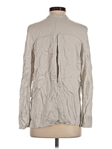 Vince. Long Sleeve Silk Top (view 2)