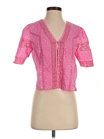 LoveShackFancy Short Sleeve Blouse (view 1)