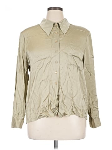 Jones New York Long Sleeve Silk Top (view 1)
