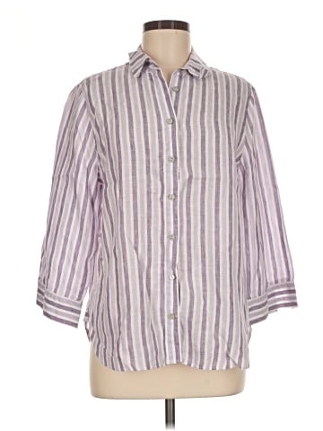 Chico's 3/4 Sleeve Button-Down Shirt (view 1)