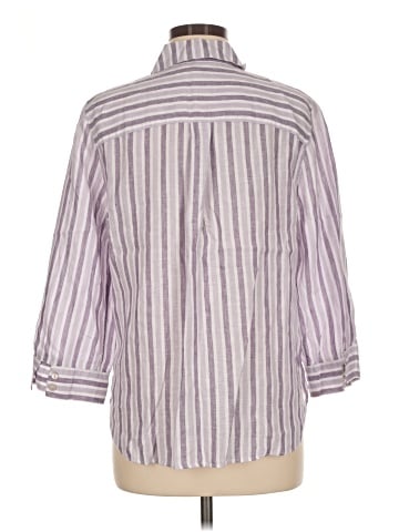 Chico's 3/4 Sleeve Button-Down Shirt (view 2)