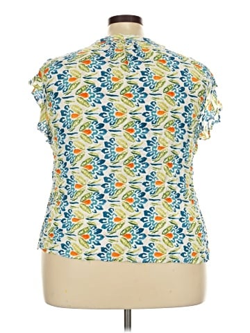 RACHEL Rachel Roy Short Sleeve Blouse (view 2)