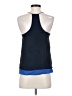Tibi 100% Silk Blue Sleeveless Top Size 0 - photo 2