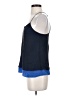 Tibi 100% Silk Blue Sleeveless Top Size 0 - photo 5