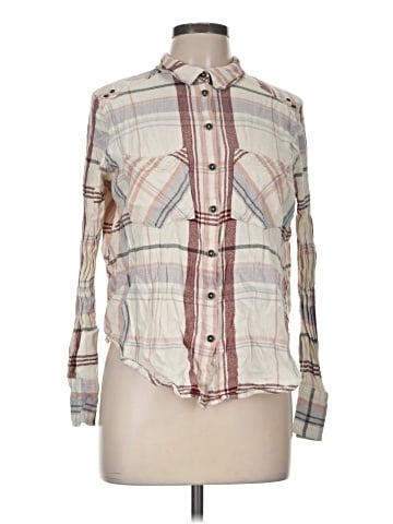 Free People Long Sleeve Button-Down Shirt (view 1)