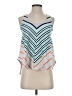 Deletta 100% Cotton Blue Tank Top Size XS - photo 1