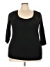 Torrid Black 3/4 Sleeve T-Shirt Size 3X Plus (3) - photo 1