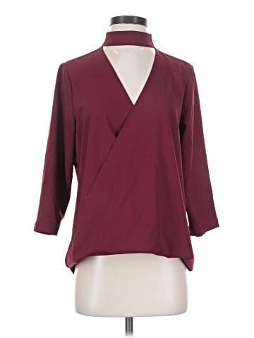 Kensie 3/4 Sleeve Blouse (view 1)