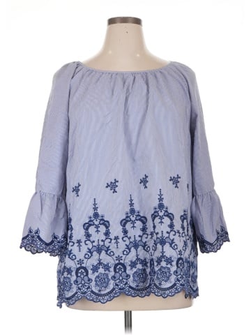 Ruby Rd. 3/4 Sleeve Blouse (view 1)