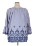 Ruby Rd. Blue 3/4 Sleeve Blouse Size 1X - photo 2