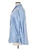 Gap 100% Linen Blue Long Sleeve Button-Down Shirt Size XL - photo 5