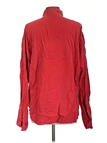 Express Long Sleeve Silk Top (view 2)
