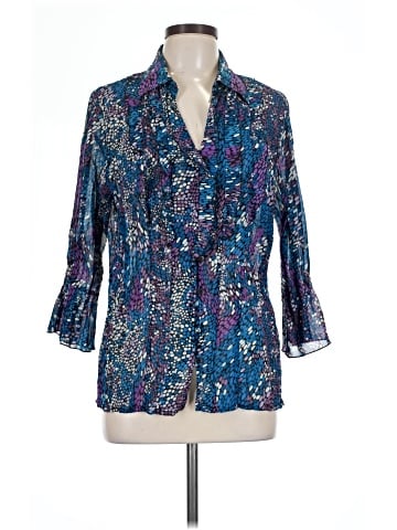 Notations 3/4 Sleeve Blouse (view 1)