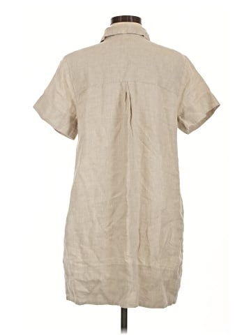 Madewell V-Neck Mini Dress in 100% Linen (view 2)
