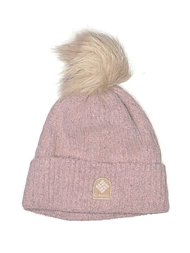 Pre-owned Columbia Beanie Hat In Pink