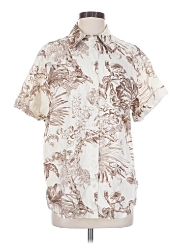 Cos Short Sleeve Button Down Shirt