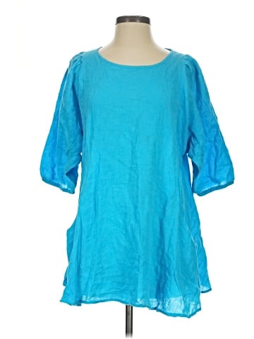 Match Point U.S.A. 3/4 Sleeve Blouse (view 1)