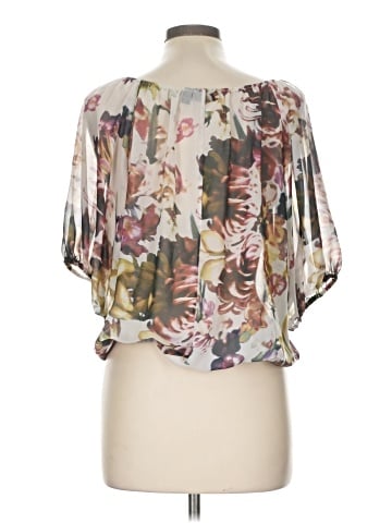 a.n.a. A New Approach Short Sleeve Blouse (view 2)