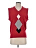 IZOD Argyle Red Sweater Vest Size S - photo 1