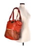 Emma Fox 100% Leather Orange Leather Tote One size - photo 2
