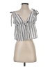 Shein 100% Polyester Gray Sleeveless Blouse Size S - photo 1
