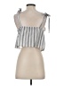 Shein 100% Polyester Gray Sleeveless Blouse Size S - photo 2