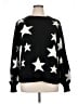 Zenana 100% Acrylic Stars Black Pullover Sweater Size XL - photo 1