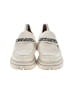 French Connection Silver Ivory Flats Size 9 - photo 2