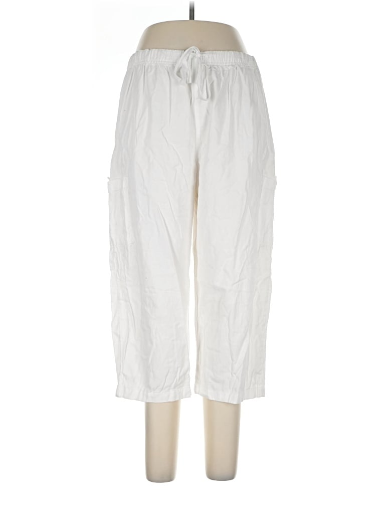 Pre-owned Basic Editions Casual Pants In White