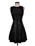 Francesca's Metallic Black Cocktail Dress Size XS - photo 1