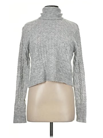 Blue Rain Turtleneck Sweater (view 1)
