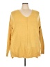 Zenana Premium Yellow Pullover Sweater Size 3X - photo 1